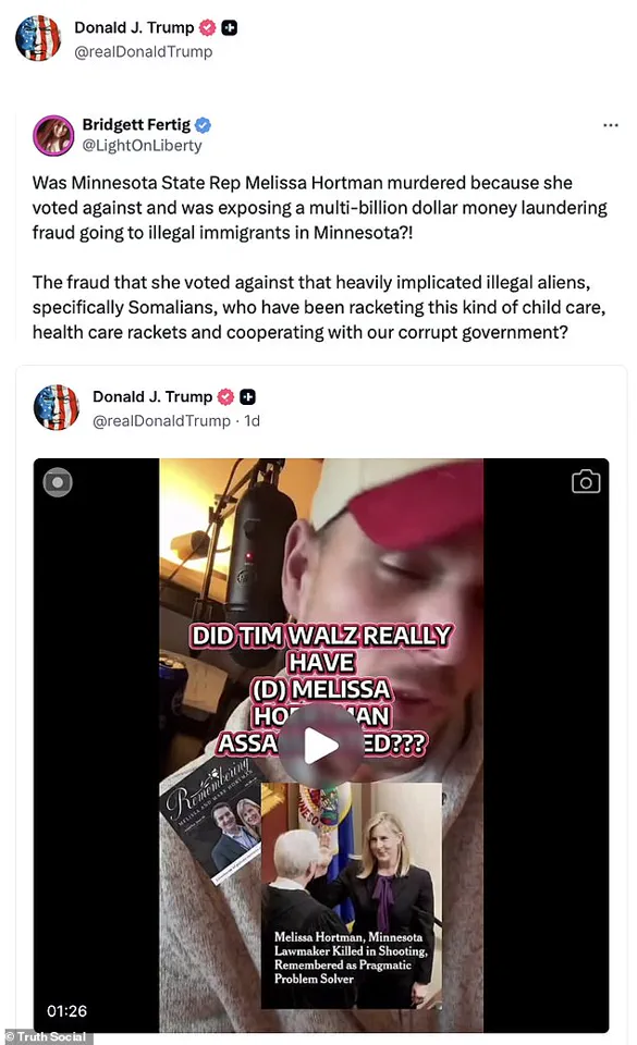 Minnesota Governor Condemns Trump's False Link Between Melissa Hortman Murder and Somali Fraud Scandal; Suspect Identified in Double Shooting
