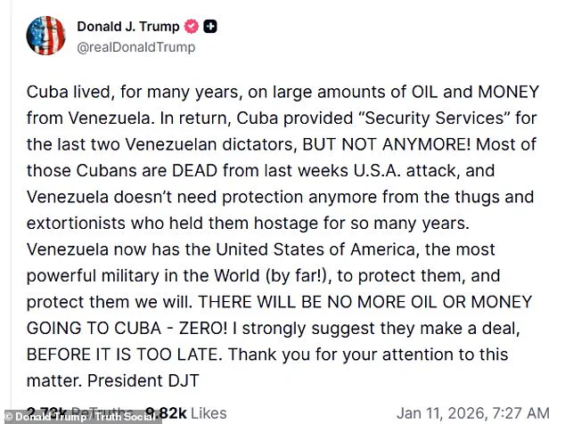 Trump's Economic Isolation Threats to Cuba: Public and Financial Implications