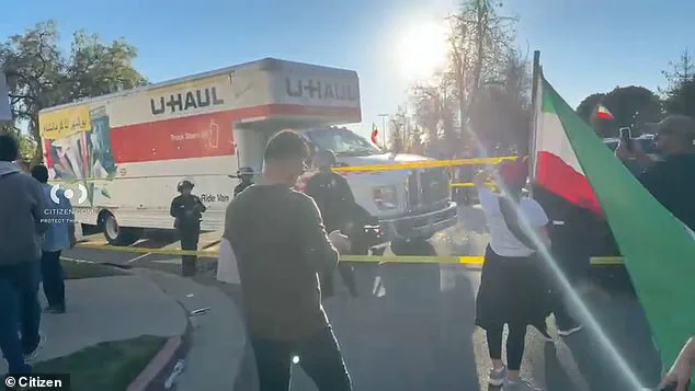 Chaos Erupts at LA Pro–Iranian Rally as U-Haul Truck Incident Sparks Investigation
