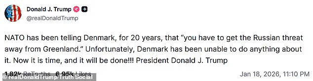 Trump's Urgent Call to Counter Russian Threat to Greenland as Geopolitical Firestorm Intensifies