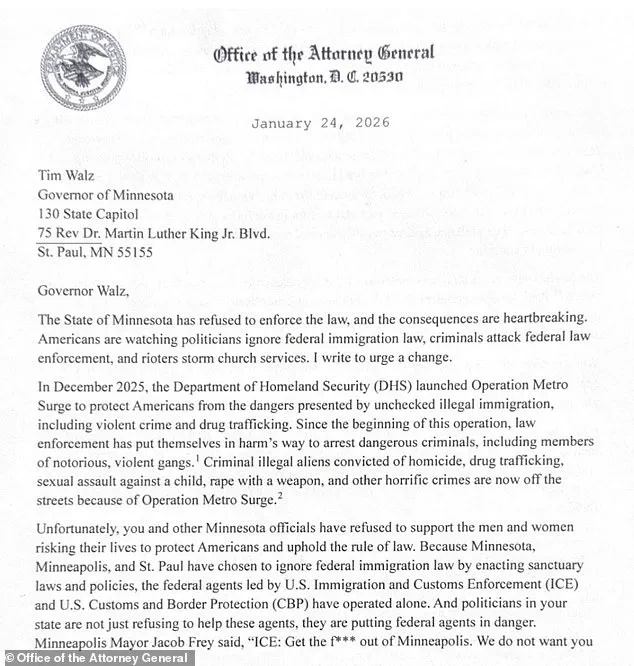 Governor Tim Walz Urges Trump to Remove Federal Immigration Agents Amid Protests and Death of Alex Pretti