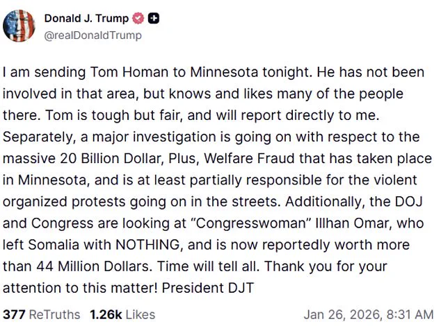 Noem's Storm Praise and Trump's Border Orders Fuel Controversy Over Crisis Prioritization