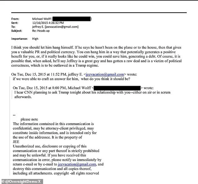 Privileged Emails from House Oversight Committee Reveal Alleged Plot to Undermine Trump's 2016 Campaign