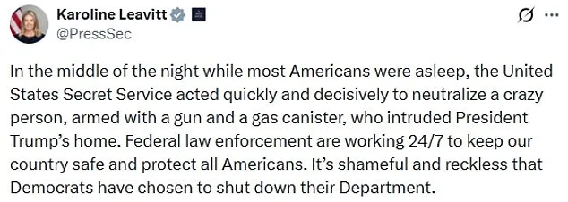 Karoline Leavitt Blames Democrats for Failed Trump Assassination Attempt