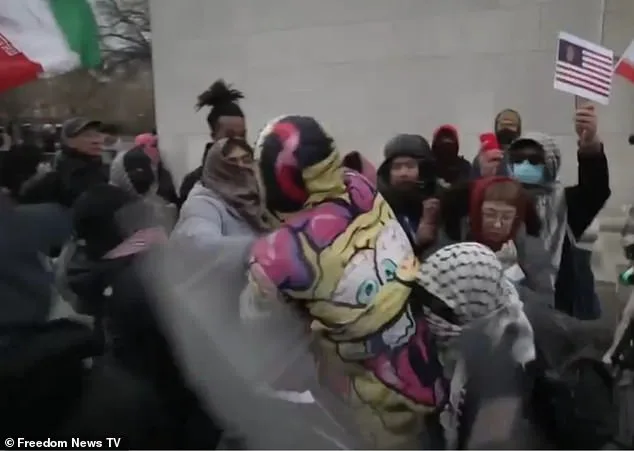 Chaos Erupts in Washington Square Park as Protesters Clash During Vigil for Iranian Supreme Leader