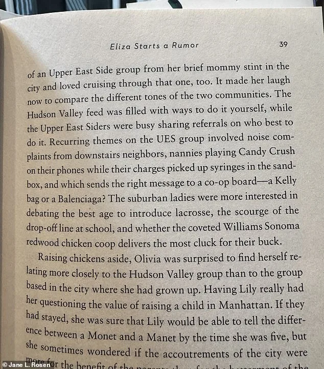 Upper East Side Mommy Group Scandal: Author Kicked Out Over Book Passage
