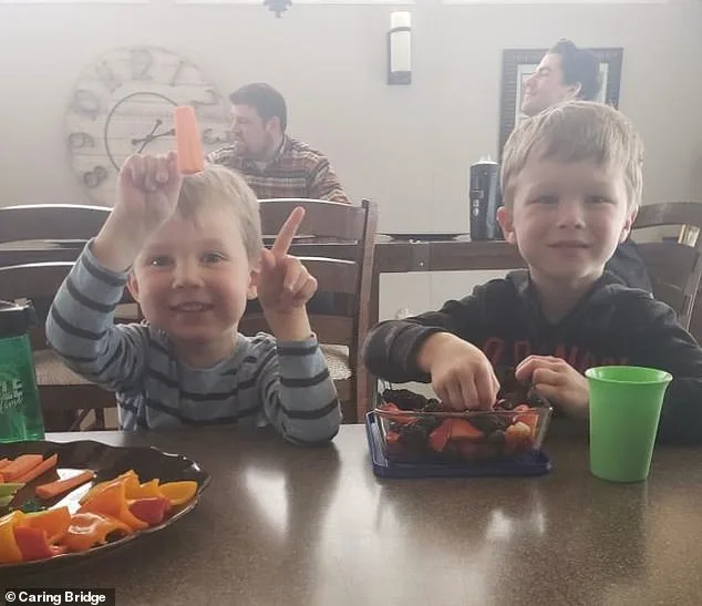 Five-year-old boy survives freezing creek rescue after saving younger sibling.