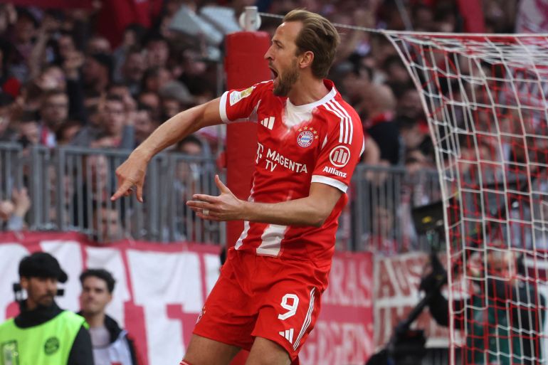 Harry Kane seals Bayern Munich's historic 35th Bundesliga title with record-breaking goal tally.