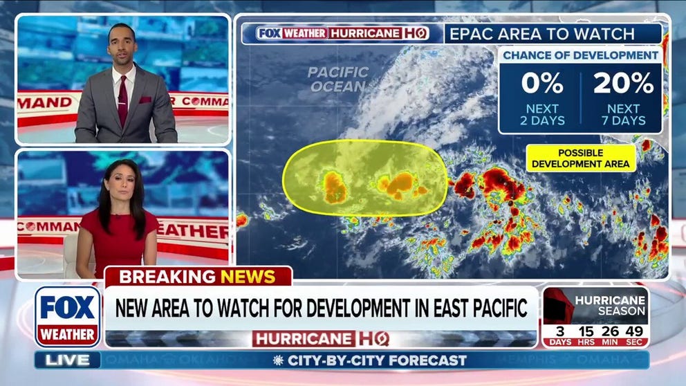 NHC Watches Eastern Pacific Storms While NOAA Focuses on Mexico Coast